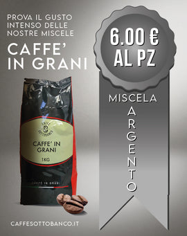 Caffè in grani 1kg. | Miscela Argento
