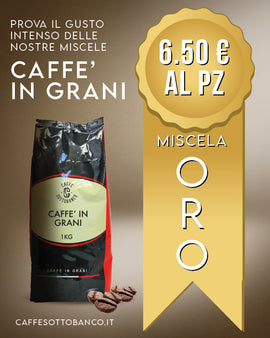 Caffè in grani 1kg. | Miscela Oro